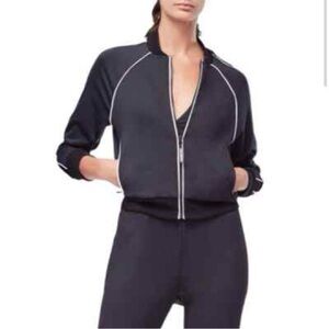 Good American Electric Feel Black and White Jacket